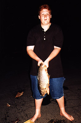 john loves to touch fish